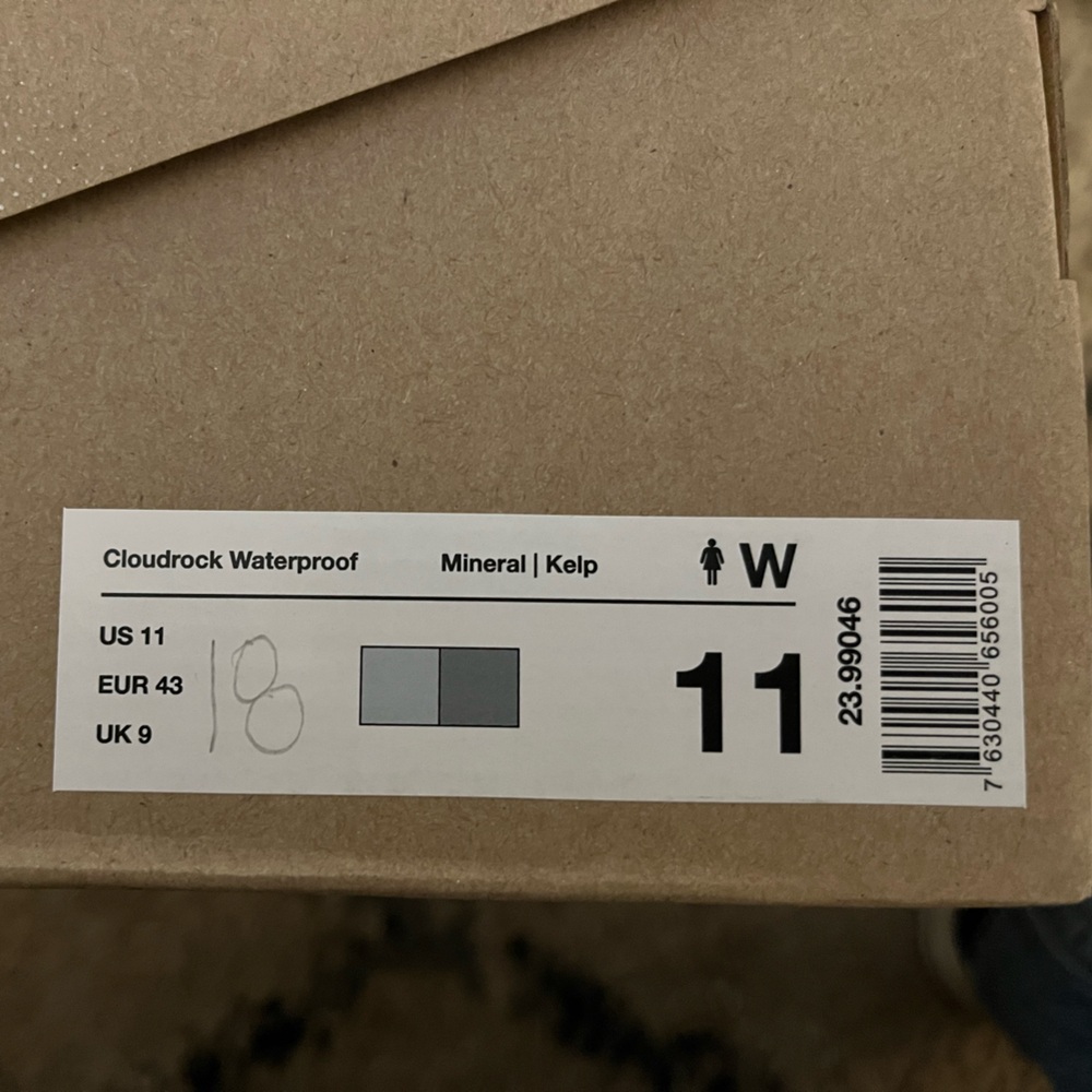 On Cloud Womens hiking boots. Cloudrock Waterproof Boots - in Mineral Kelp - Picture 7 of 7